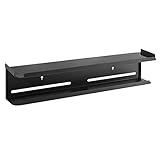 Maclean MC-904 2 in 1 Aufbewahrungsregal Wandregal und TV-Regal VESA-Montage auf der Rückseite des Fernsehers bis 2kg für TV Zubehör 2 x Ablag
