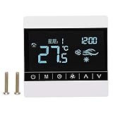 AC220V-Thermostat mit Touchscreen-Wandhängeofen-Temperaturregler für Warmwasserbereitung, Fußbodenheizung