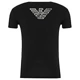 Emporio Armani Herren T-Shirt 11035 CC735, Kurzarm, Rundhalsausschnitt Gr. L, Schw