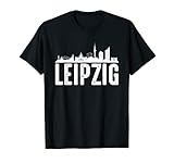 Leipzig Skyline Shirt Geschenk Stadt T-Shirt Für Leipzig