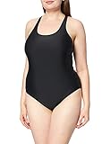 ESPRIT Damen Ocean Beach Front Logo Swimsuit Badeanzug, 001/BLACK, 44D