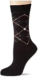 Burlington Damen Neon Pixel Queen Socken, schwarz (Black 3000), 36-41