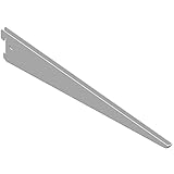 Element System U-Träger Regalträger 2-reihig, 2 Stück, 5 Abmessungen, 3 Farben, Wandschiene, weiß,