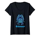 Damen Personalidad de Cáncer, el Signo del zodíaco y Horóscopo T-Shirt mit V