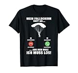 Fallschirmspringer Anruf Fallmschirm Telefon Skydive T-S