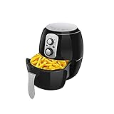 KJLY Air Fryer in Zuhause & Küche, Air Fryer Toaster-Ofen, Konvektionsöfen Luftfritteuse, elektrische Druckkocher, 3.8l (Color : Black)