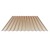 Lichtplatte | Wellplatte | Lichtwellplatte | Profil 76/18 | Material PVC | Breite 900 mm | Stärke 1,2 mm | Farbe B