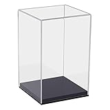HMF 46811 Acryl Vitrine/Schaukasten für Modellautos, Figuren | 14 x 14 x 22 cm | Transp