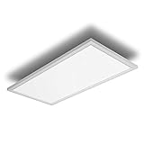 IMPTS LED Panel Flach Deckenleuchte, 30X60 cm Deckenlampe 30W 2600LM Warmweiss für Büro Küche Badezimmer W