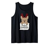 Französische Bulldogge Fröhliche Weihnachten Haustier Hund Tank Top