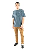 T-Shirt mit Tasche, blau, L