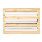 iplusmile Schmuck Einsätze Fach Buche Holz Ring Ohrring Halskette Display Tray Arbeitsplatte Schmuck Schmuckstück Veranstalter für Home Shop Stil 2