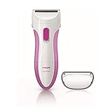 Philips Rasierer Ladyshave Wet & Dry HP6341/00 – Elektrischer, kabelloser Damenrasierer für Achseln, Beine und Bikinizone zur Anwendung auf nasser oder trockener H