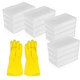 Magic Cleaning Schwamm Radiergummi, 20er Pack Premium Küchenpeeling Schwammpads, Geschirrschwämme, Wandreiniger, Haushaltsreinigungsschwämme für Küche, Bad, Möbel, B