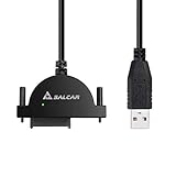 SALCAR USB 2.0 13 Pin SATA Kabel für Laufwerk, Internes optisches Laufwerk, HDD/SSD Caddy