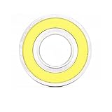 BAIJIAXIUSHANG-TIES Fahrradteile 1 stück 6001-2rs. Edelstahllager 12 * 28 * 8mm ABEC-5 6001 RS Fahrrad vorne hintere Hubsrad 12 28 8 Keramikkugeln Lag