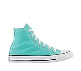 Converse All Star Festival Hi Damen-Turnschuhe, Weiß / Grün, Electric Aqua, 39.5 EU