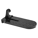 Auto Türstufe Klappbare Auto Pedal Türstufe Klappleiter Fußrasten Fahrzeug Haken Pedal Einfacher Zugang Zum Auto Dach Dach reinigen Auto Zubehör für SUV, RV, Geschäftsauto, Familienauto (21.5cm)