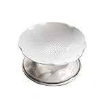 Teefilter Weißes Porzellan Teesieb Teesieb for Tee mit Ceramic Tea Service Set Und Mulling Gewürze Sieb, weiß Tee, Gewürz. (Size : B)