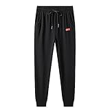Herren Sporthosen Frühling und Sommer Große Größe Einfache Reine Farbe Kordelzug Elastische Taille Allgleiches Freizeithosen Outdoor Laufsporthosen 6XL