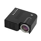 Home Projektor Mini Portable 108 0p HD.Projektion,eingebaute Lautsprecher,Unterstützung for mobile Stromversorgung,verdrahtet mit Bildschirm Mobiltelefon,Unterstützung for verdrahtete Lautsprecher,k