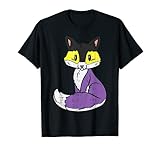 Fox Animal LGBTQ Non-Binary Flag Genderqueer Enby NB T-S