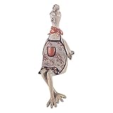 B Blesiya Harz Huhn Statue Handwerk Dekorative Gewürz Flasche Ornament Figur Multi-Color Decor Salzstreuer Kreativ für Garten Indoor Home Geschenk Küche - 6x12,5x17,5