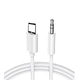 Auto AUX Kabel für iPhone, Audiokabel Aux Kabel auf 3.5mm Premium Audio für iPhone 12/12 Pro, 11/11 Pro/, 7/7 Plus, 8/8 Plus/X/XS/XR, iPad, Auto-Stereoanlagen, Lautsprecher, Kopfhörer-Weiß