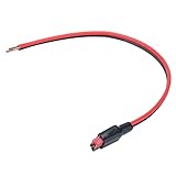 Solarpanel-Kabel, flammhemmend 2,5 mm² 0,3 m Solar-Verlängerungskabel für Innenhof für den Außenb