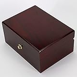 MUY Hersteller benutzerdefinierte Uhrenbox Großhandel helle Holzmaserung Uhrenbox Luxus Schmuck Verpackung Massivholz Valentinstag Andenkenbox