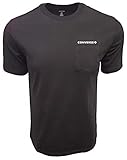 Converse Mens Pocket Crewneck T-Shirt (Medium, Black)