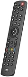 One For All Contour 8 Universal Fernbedienung TV - Steuerung von 8 Endgeräten - TV / Smart TV Set Top Box DVD Blu-Ray Aux und Audiogeräte - Funktioniert garantiert mit allen Herstellermarken – URC1280