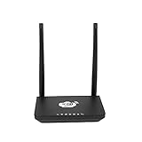 skrskr 4G Wireless WiFi Router LTE 300 Mbit/s Mobiler tragbarer MiFi-Hotspot mit SIM-Kartensteckplatz EU-Stecker Schwarz (M-Kartensteckplatz US-Stecker Schwarz ((Europa-Version))