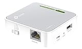 TP-Link TL-WR902AC AC750 WLAN Nano Router (433Mbit/s (5GHz) +300Mbit/s (2,4GHz) (tragbar, Accesspoint, TV Adapter, Repeater, Router, Client, Media, FTP Server), weiß/ g