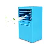 XXF-Shop Klimaanlage Mobil Mobile Air Cooling-Lüfter für Heimbüro Schlafzimmer im Freien Ection für Home Office-Studie Verwenden Sie Luftkühler (Color : Blue)