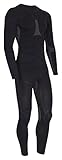 icefeld®: Sport- / Ski- Thermounterwäsche-Set für Herren Seamless (nahtfrei) in schwarz/grau L