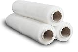 3x Palettenfolie Transparent Packfolien - 23my 500mm x 300m - Wickelfolie Stretchfolie Verpackungsfolie folie 23my 2,5 kg