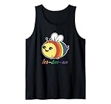 LGBT Regenbogen Biene Les-bee-an Lesbian Liebe ist bunt LGBT Tank Top