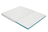 Betten Jumbo Visco-Kaltschaum Topper 180x200cm | 8 cm hohe Bettauflage | Wendbar in fest und Soft | mit Memoryschaum | Ideal für Boxspringbetten, Gästematratze, Sofaauflage, M