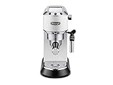 De'Longhi DEDICA Style EC 695.w Freestanding semi-auto 1.1L White Coffee Maker – Coffee Makers (Freestanding, 1.1 l, coffee Pod, 1300 W, White)