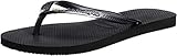 Havaianas Damen Slim Crystal Glamour Sw Zehentrenner, Schwarz (Black), 37/38 EU