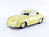Solido 421182700 Porsche 356A, Coupé, 1953, Modellauto, Maßstab 1:18, gelb