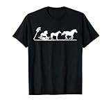 Pferde Evolution der Reiterin Reiten Pferdefreunde Pferd Tee T-S