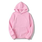 DaDuo Hoodie Herren Oversize Einfarbig Plus Samt Pullover Herren Einfachheit Popularität Lassig Paar-Outfit Komfortabel Neutraler Stil Sweatshirt Herren Mit T