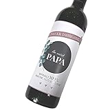 Studio Wirbelwind | Etikett Weinflasche Du wirst Papa | Flaschenetiketten Wein, Weinflasche Aufkleber, Schwangerschaft verkünden Partner, Freund, E