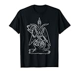 Baphomet Ziege Satan Black Magick Lucifer Okkult T-S