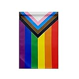 Misis Pride Flag LGBTQ Flagge 30x45cm Regenbogen Flagge Wetterfeste Homosexuell Stolz Fahne LGBTQ Banner Flaggen Für LGBTQ Festival Und Feier B