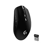 Logitech G305 LIGHTSPEED kabellose Gaming-Maus mit HERO 12K DPI Sensor, Wireless Verbindung, 6 programmierbare Tasten, 250 Stunden Akkulaufzeit, Leichtgewicht, PC/Mac - Schw