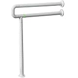 YHRJ Badewannengriff Badewannengeländer Barrierefreie rutschfeste Griffe für ältere Menschen,Edelstahlhandläufe für Haushaltstoiletten,Kann 200 kg tragen (Color : Weiß, Size : 60 * 70cm)