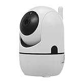 Splenssy 1080P WiFi-Kamera Babyphone mit Bewegungserkennung Tracking Sprachalarm 2-Wege-Audio Nachtsicht TF-Karte Cloud-Speicher für Baby Store Office Pet Elder Monitoring Home Security